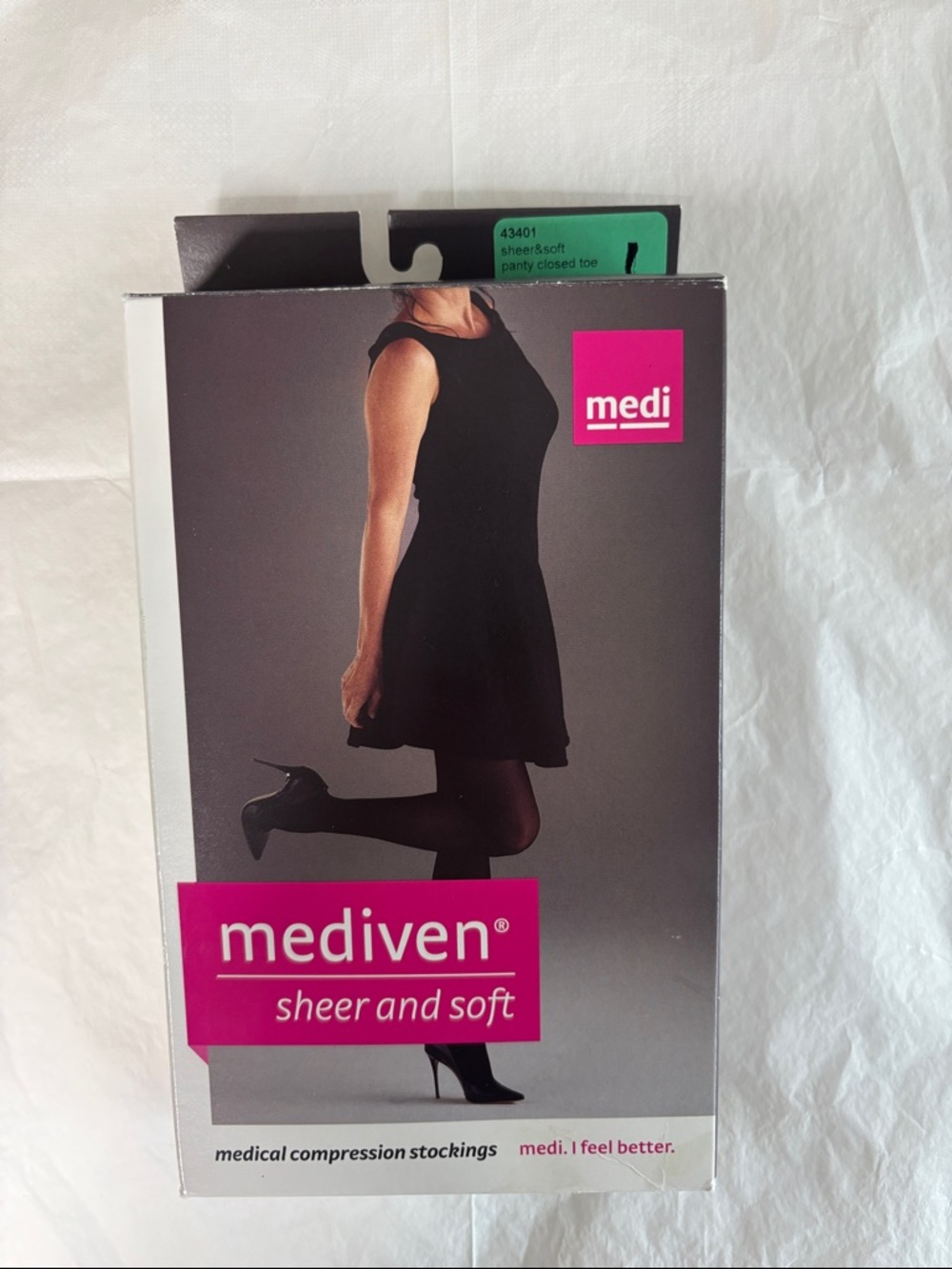 Mediven Sheer & Soft Compression Stockings - Black